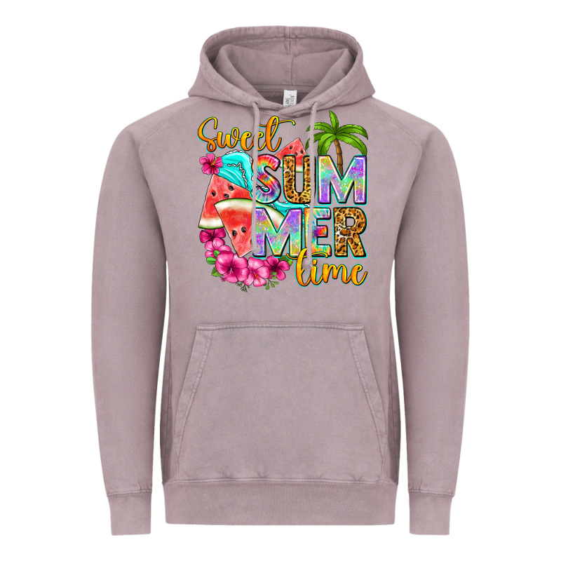 Sweet Summer Time Vintage Hoodie by NancyCooperArtShop | Teevron