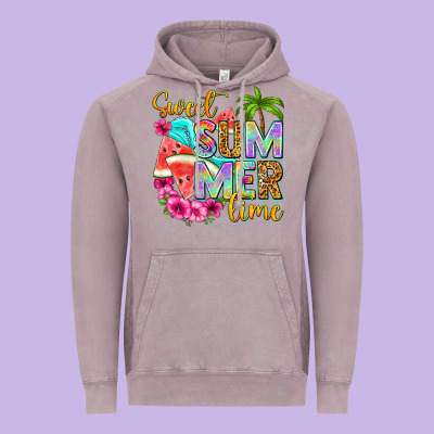 Sweet Summer Time Vintage Hoodie Designed By Nancycooperartshop