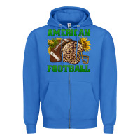 True Royal american football Zipper Hoodie - BundleAndBundleShop