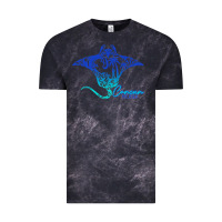 Cloud Black Cancun Sea Stingray Mexico Matching Family Vacatio Vintage Tee - tuanDangUi