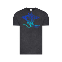 Vintage Black Cancun Sea Stingray Mexico Matching Family Vacatio Vintage Tee - tuanDangUi