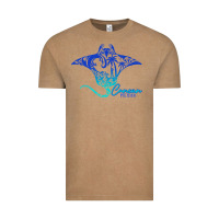 Vintage Coffee Cancun Sea Stingray Mexico Matching Family Vacatio Vintage Tee - tuanDangUi