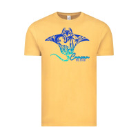 Vintage Mustard Cancun Sea Stingray Mexico Matching Family Vacatio Vintage Tee - tuanDangUi