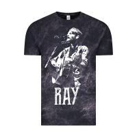 Cloud Black ray lamontagne   white stencil 1 Vintage Tee - tuanDangUi