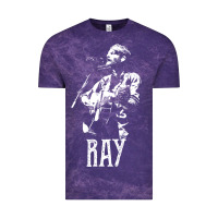 Cloud Purple ray lamontagne   white stencil 1 Vintage Tee - tuanDangUi