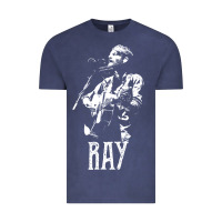 Vintage Denim ray lamontagne   white stencil 1 Vintage Tee - tuanDangUi