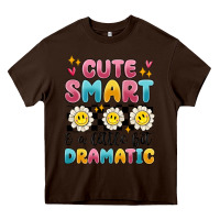 Chocolate Brown merry christmas gnomies Heavy Core Tee - MaliasSmallBusiness