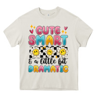 Cream merry christmas gnomies Heavy Core Tee - MaliasSmallBusiness