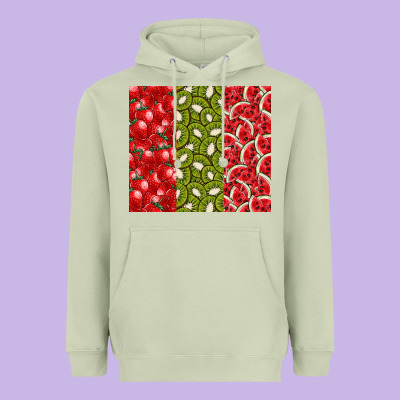 Summer Fruits Heavyweight Hoodie Designed By Cowhidedigitalart