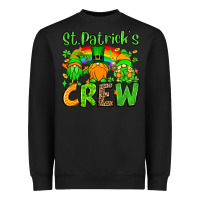 Black St. Patrick's Day crew Heavyweight Sweatshirt - OliviaCreatesArt