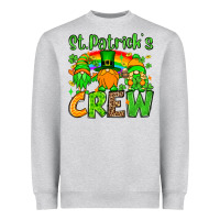Heather Grey St. Patrick's Day crew Heavyweight Sweatshirt - OliviaCreatesArt