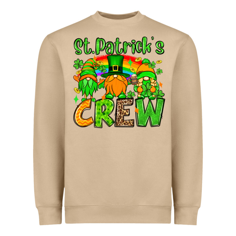 St. Patrick's Day Crew Heavyweight Sweatshirt by OliviaCreatesArt | Teevron