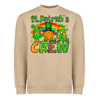 Mushroom St. Patrick's Day crew Heavyweight Sweatshirt - OliviaCreatesArt