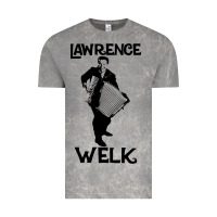 Cloud Rock lawrence welk   name   the black stencil Vintage Tee - tuanDangUi