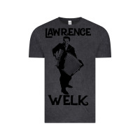 Vintage Black lawrence welk   name   the black stencil Vintage Tee - tuanDangUi