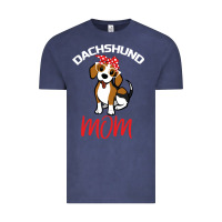 Vintage Denim Dachshund Mom Vintage Tee - Bettercallsaul