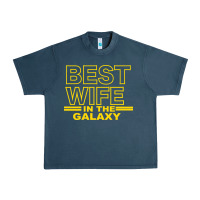 Midnight Navy BEST WIFE IN THE GALAXY Urban Heavy Tee - Bettercallsaul