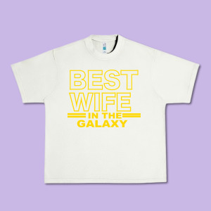 Best Wife In The Galaxy Urban Heavy Tee Designed By Bettercallsaul