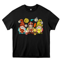 Black sports gnomies Heavy Core Tee - NancyCooperArtShop
