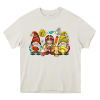 Cream sports gnomies Heavy Core Tee - NancyCooperArtShop