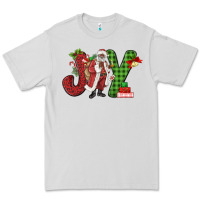 Dove Grey Joy Black Santa Premium Tee - MaliasSmallBusiness