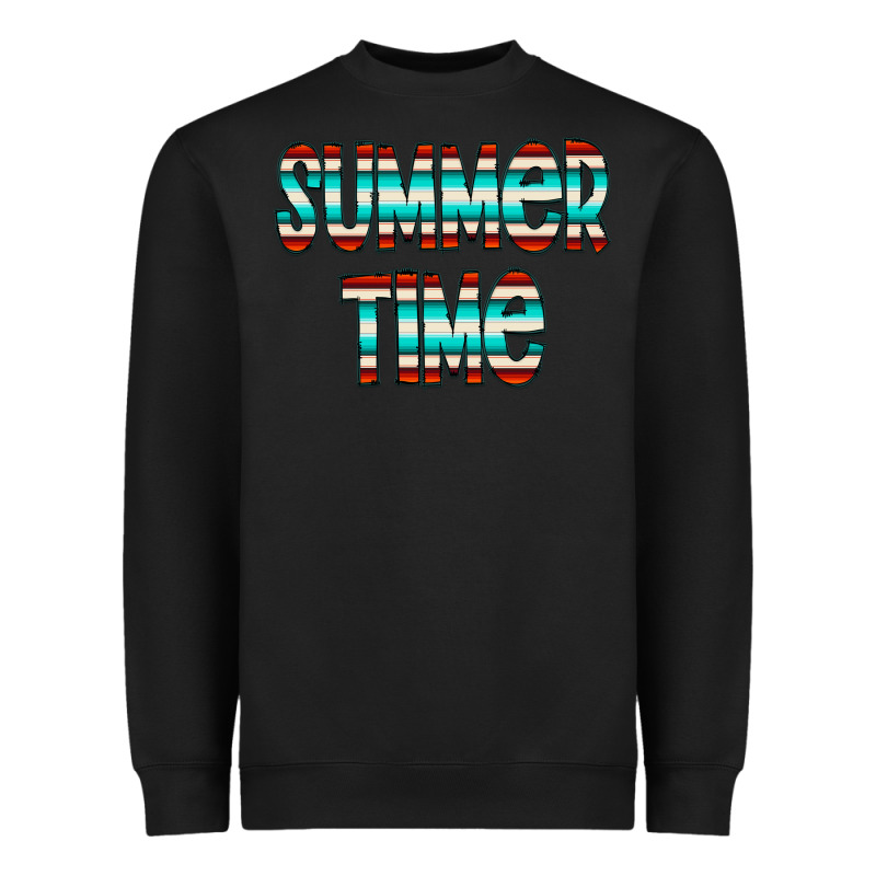 Summer Time Serape Doodle Heavyweight Sweatshirt by CowCowDesign | Teevron