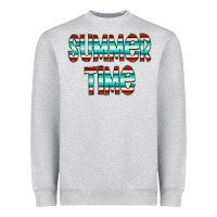 Heather Grey summer time serape doodle Heavyweight Sweatshirt - CowCowDesign