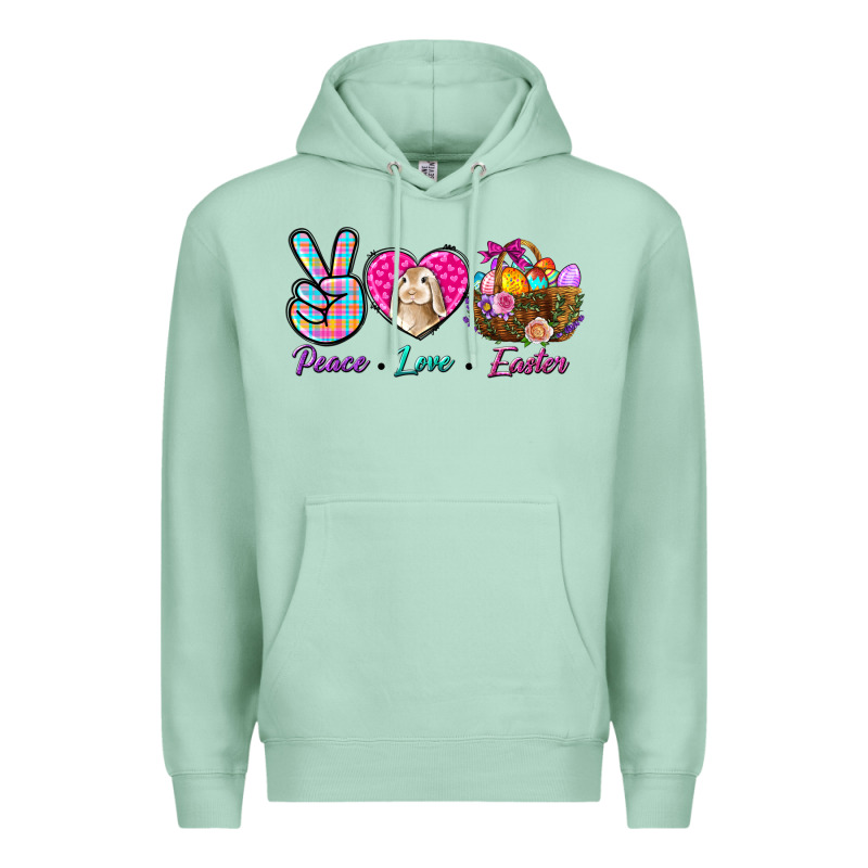 Peace Love Easter Premium Hoodie by BundleAndBundleShop | Teevron