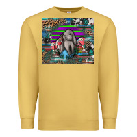 Antique Gold easter Premium Sweatshirt - CowhideDigitalArt