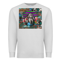 Dove Grey easter Premium Sweatshirt - CowhideDigitalArt