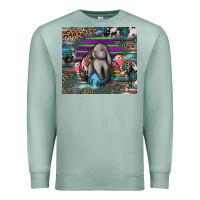 Seafoam easter Premium Sweatshirt - CowhideDigitalArt