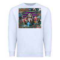 White easter Premium Sweatshirt - CowhideDigitalArt