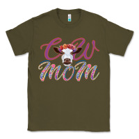 Army Green Cow Mom Classic Tee - Bettercallsaul