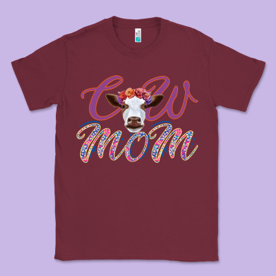 Cow Mom Classic Tee Designed By Bettercallsaul