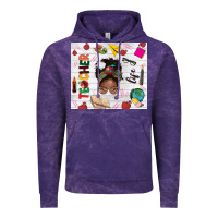 Cloud Purple afro teacher life Vintage Hoodie - NancyCooperArtShop