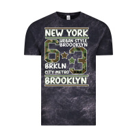 Cloud Black Newyork Brooklyn Vintage Tee - Bettercallsaul