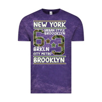 Cloud Purple Newyork Brooklyn Vintage Tee - Bettercallsaul
