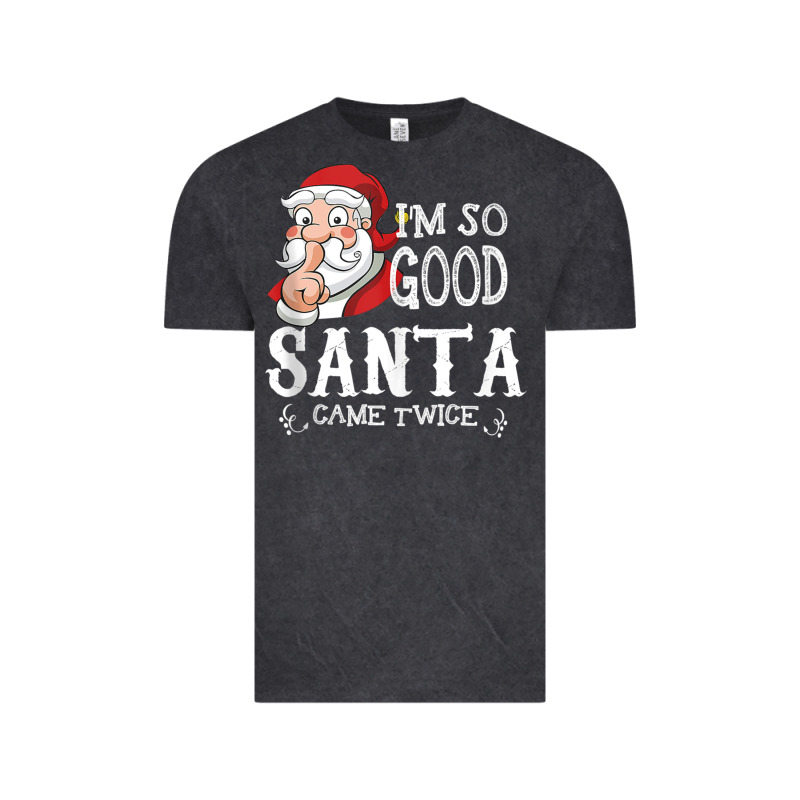 I'm So Good Santa Came Twice Christmas Pajama Funn Vintage Tee by tuanDangUi | Teevron