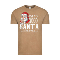 Vintage Coffee i'm so good santa came twice christmas pajama funn Vintage Tee - tuanDangUi