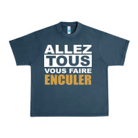 Midnight Navy Allez Tous Vous Enculer Urban Heavy Tee - Bettercallsaul