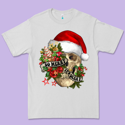 So Merry It's Scary Premium Tee Designed By Nancycooperartshop