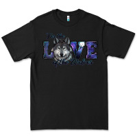 Black For The Love Of The Wolves Premium Tee - RanaPortraitStore