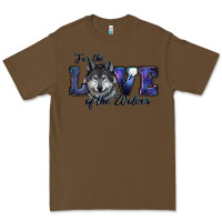 Cacao For The Love Of The Wolves Premium Tee - RanaPortraitStore
