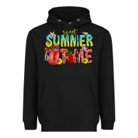 Black summer time Heavyweight Hoodie - CowhideDigitalArt