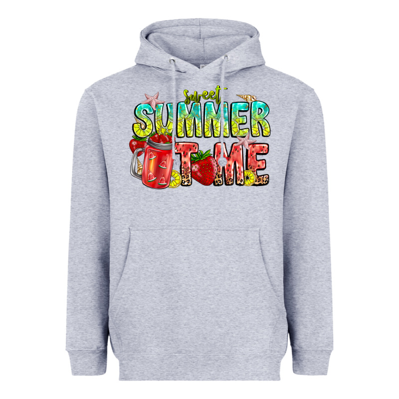 Summer Time Heavyweight Hoodie by CowhideDigitalArt | Teevron