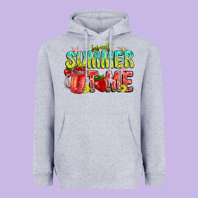 Summer Time Heavyweight Hoodie Designed By Cowhidedigitalart