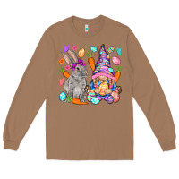 Toasted Coconut Easter gnome and rabbit Easter Day Long Sleeve Tee - HowdyJamesFarm