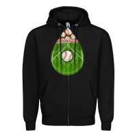 Black baseball and western roses teardrop Zipper Hoodie - BundleAndBundleShop