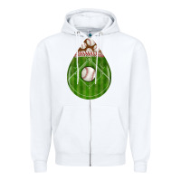 White baseball and western roses teardrop Zipper Hoodie - BundleAndBundleShop