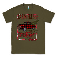 Army Green Farm Fresh Christmas Classic Tee - Bettercallsaul